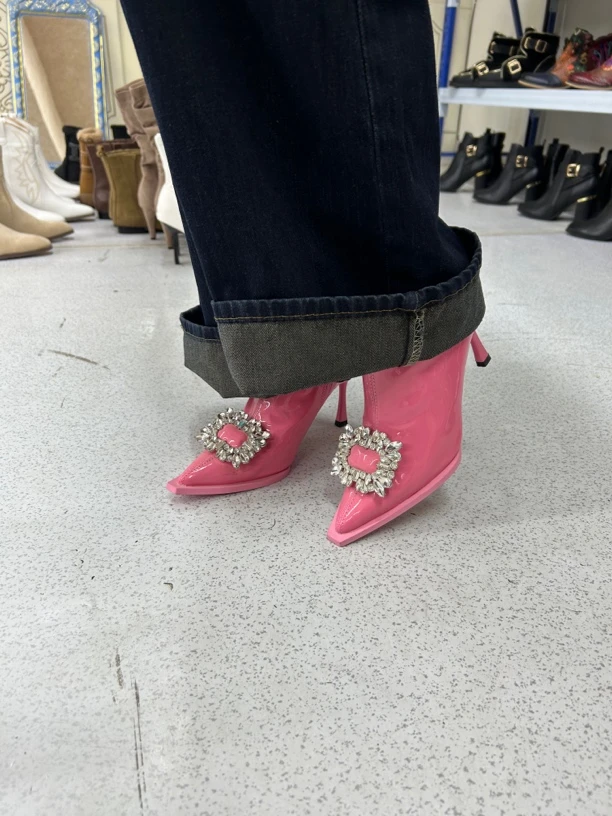 甜美风气质短靴女