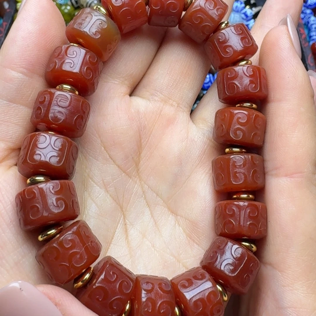 玛瑙/玉髓未镶嵌手链