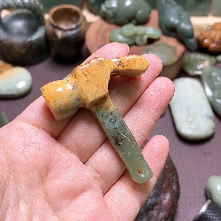 岫岩河磨玉（透闪石质玉）手绳未镶嵌