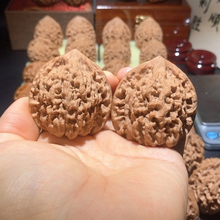 流***人文玩核桃吊坠官帽运费