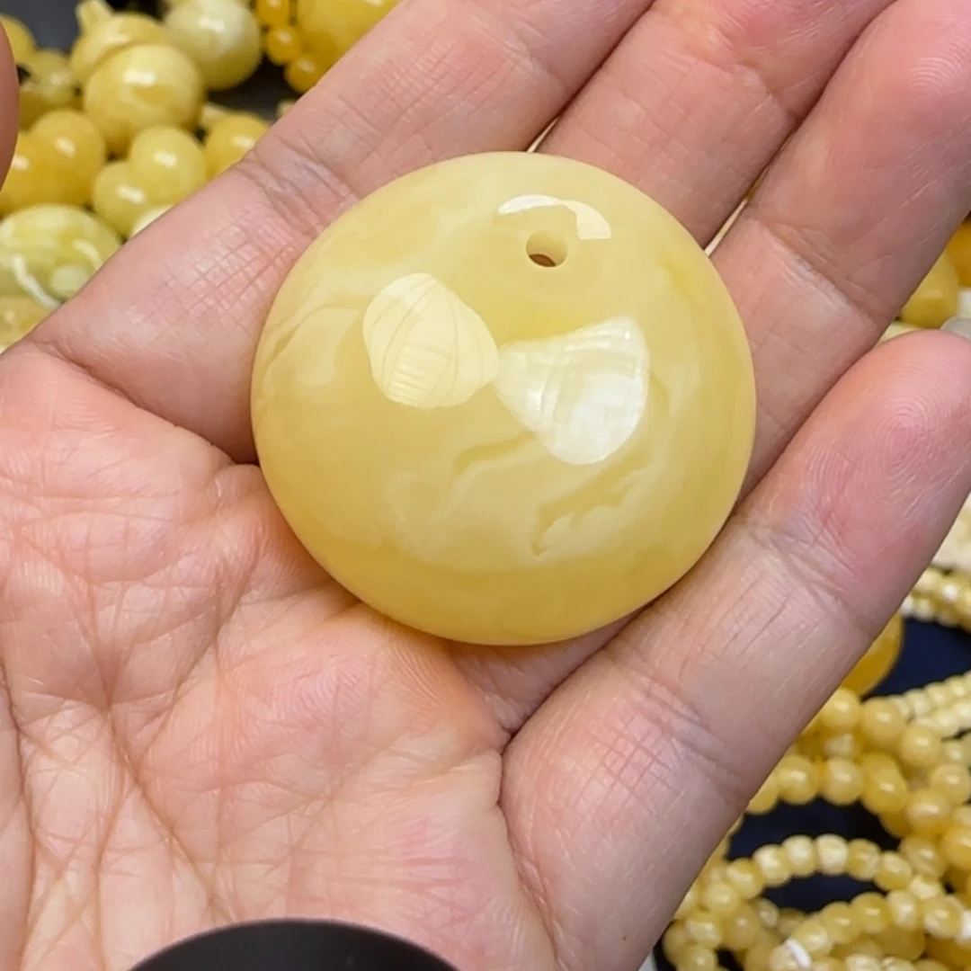 蜜蜡颈饰未镶嵌天然蜜蜡