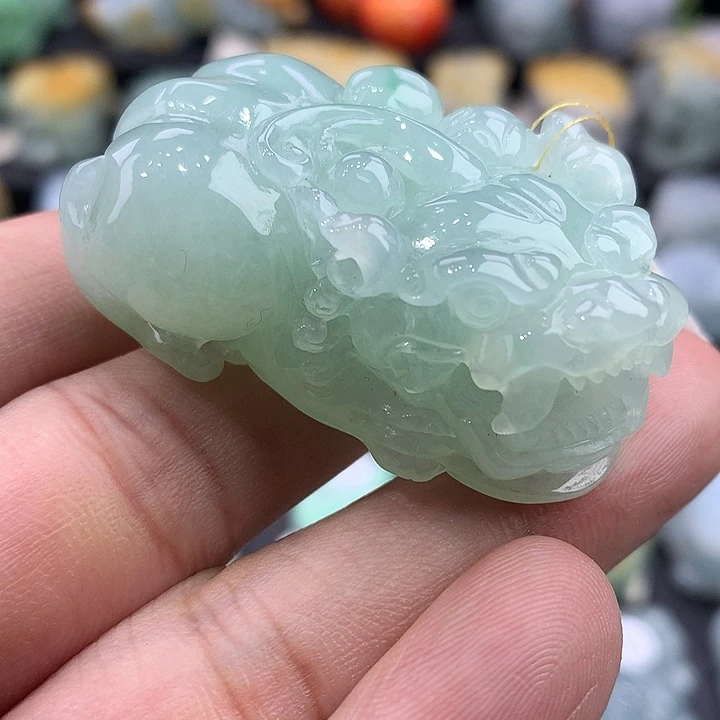 翡翠未镶嵌颈饰天然缅甸翡翠貔貅吊坠