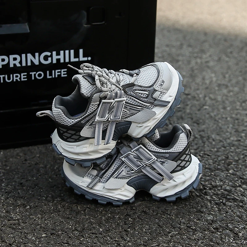 儿童老爹鞋女网面透气男童运动鞋百搭女童跑步鞋秋季新款网鞋潮款