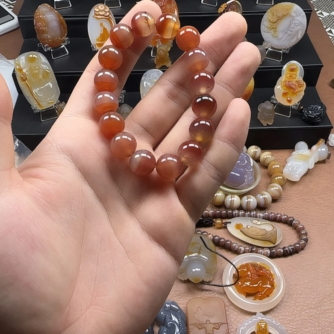 玛瑙/玉髓未镶嵌吊坠(不含链)