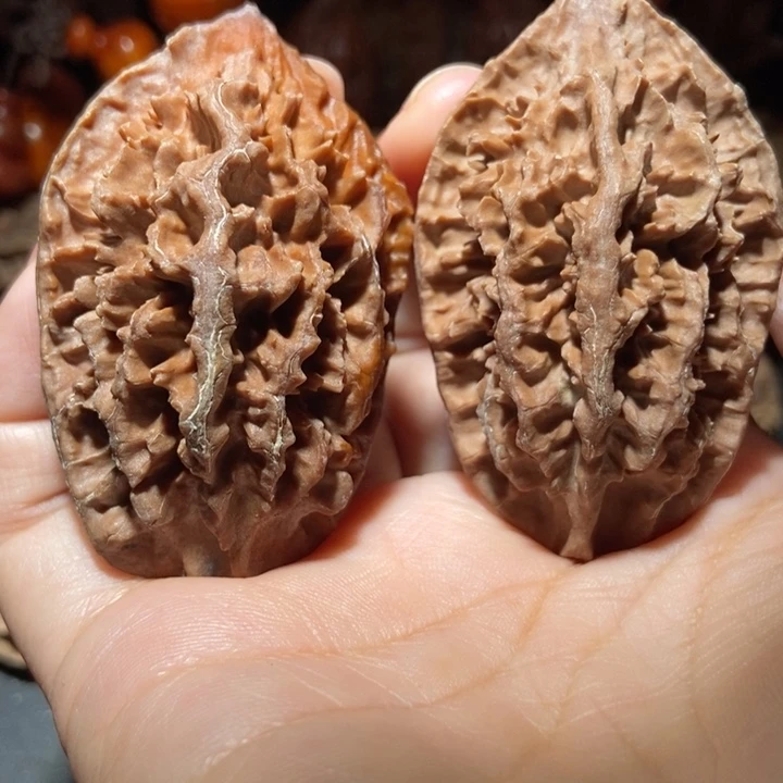 把件文玩核桃东北楸子小雪227