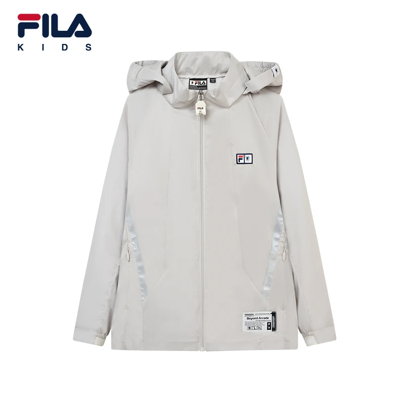 FILA斐乐儿童【MIHARA联名】抗风保暖女大童外套防风服K12G234709F