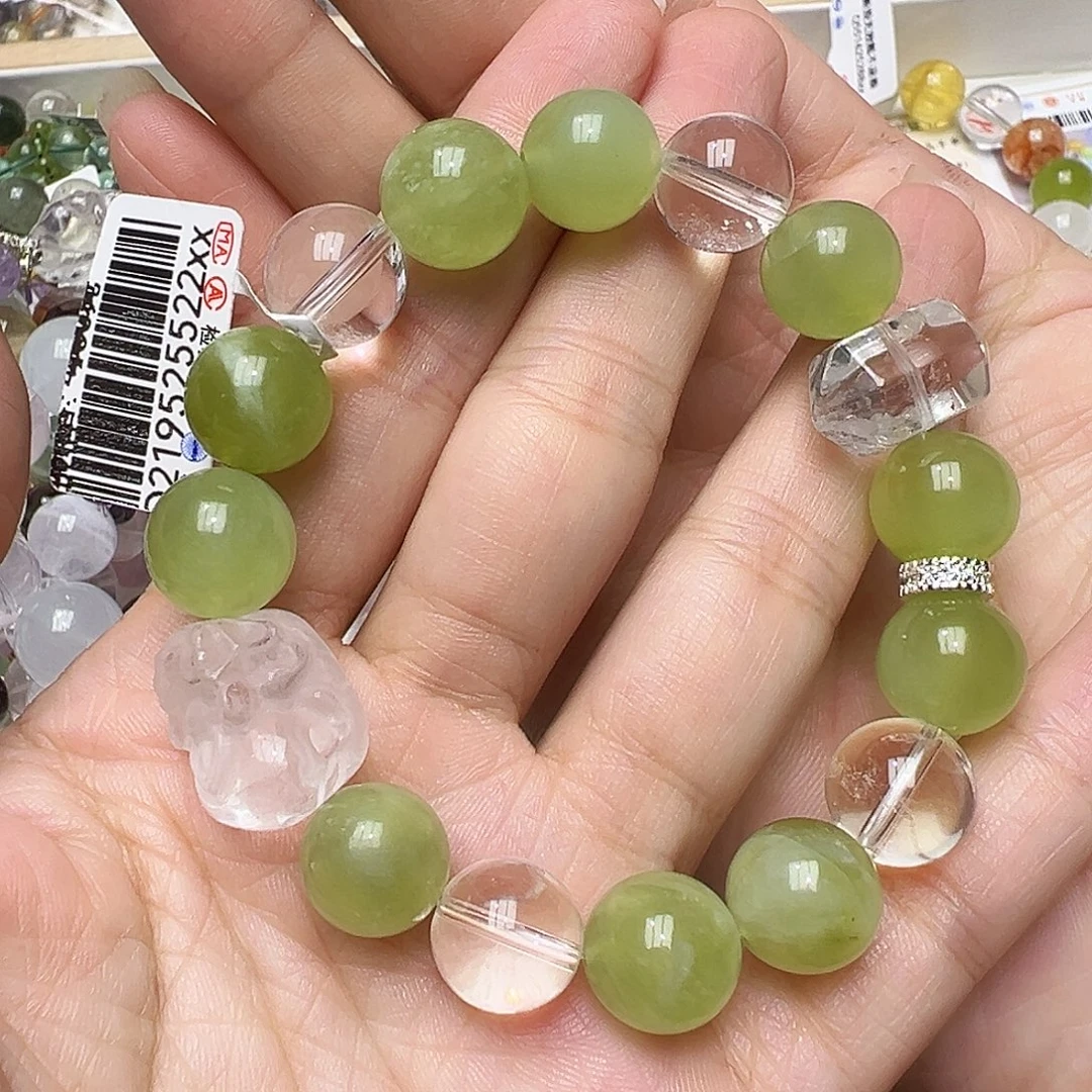 水晶未镶嵌手链多样性发一