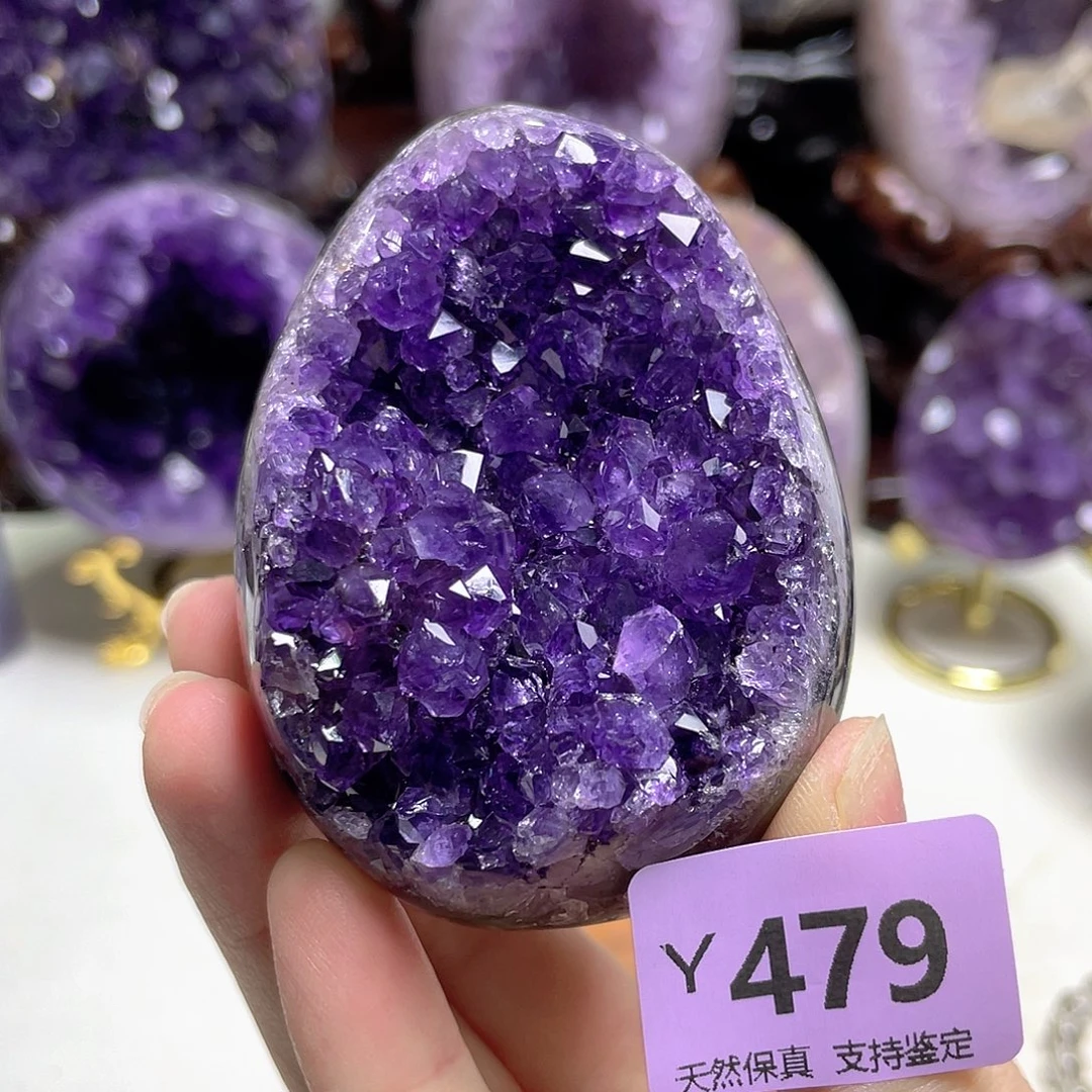 紫晶珠宝半成品未镶嵌