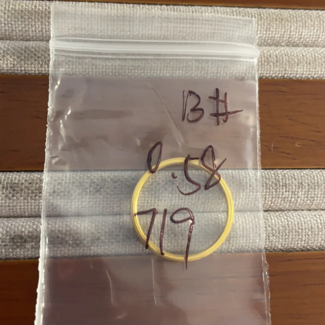 克重0.58 13号 三生三世戒指 足金999