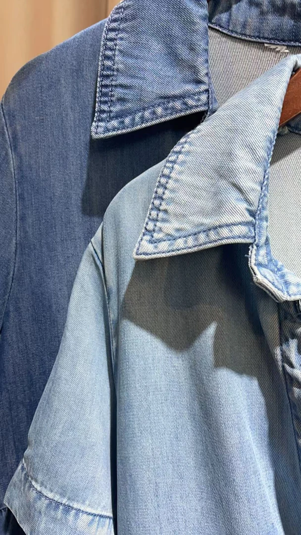 [富贵] 时尚女休闲潮流牛仔长裙ZK578