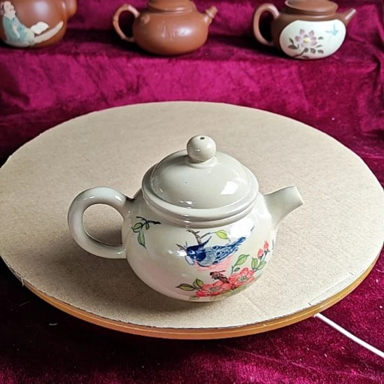 建水紫陶全品茶壶3号