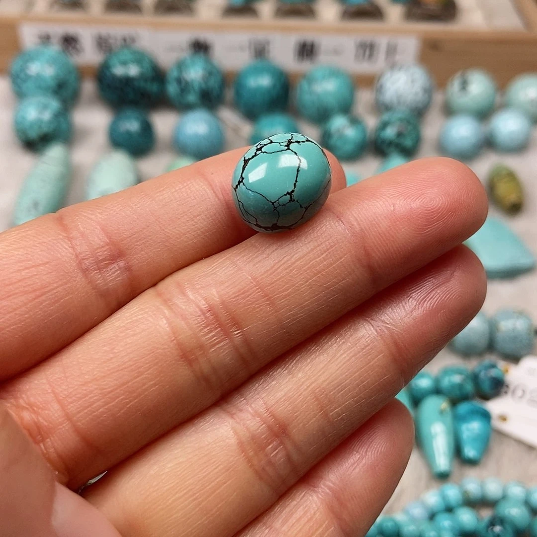 未镶嵌绿松石珠宝半成品