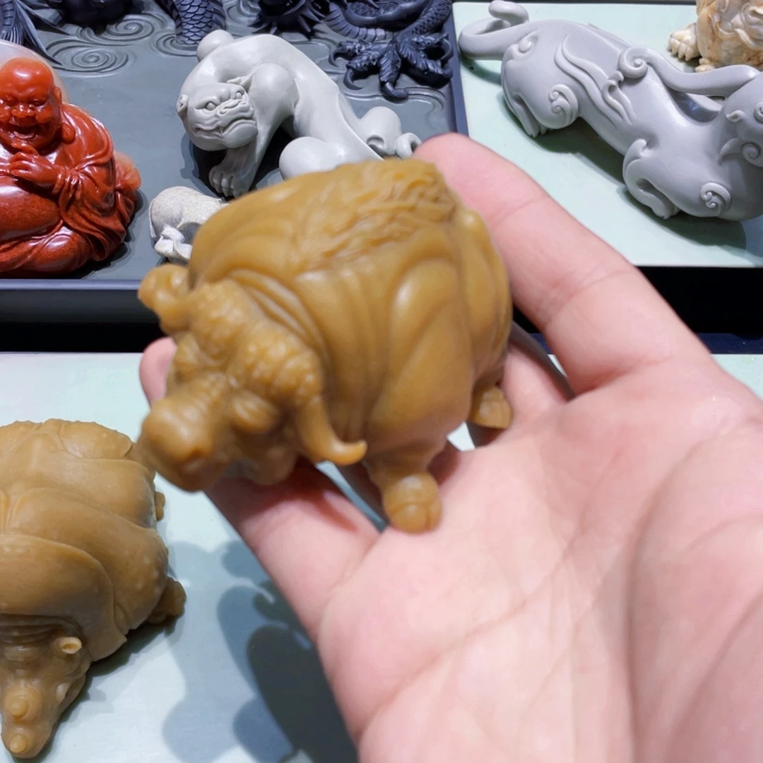 黄蜡石精品福利茶宠摆件