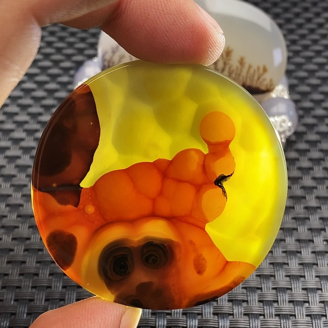 玛瑙/玉髓未镶嵌吊坠(不含链)41