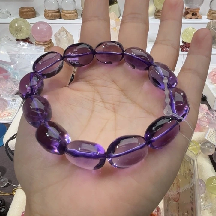 未镶嵌手链水晶巴西紫