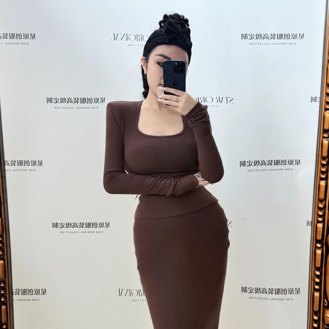 【星姐推荐】星原创高级定制【缪斯】设计师百搭轻奢名媛修身上衣