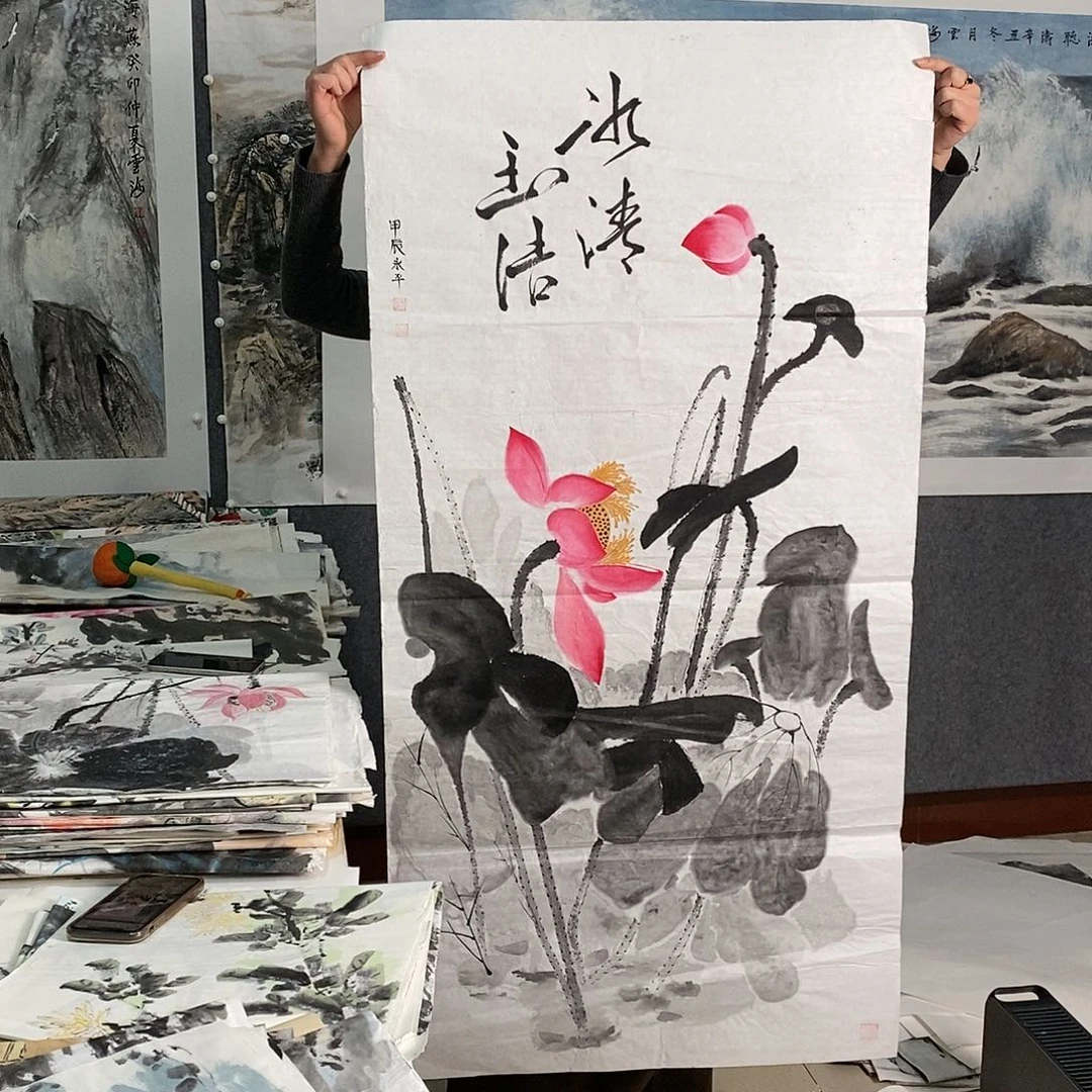 国画手写手绘国画作品43