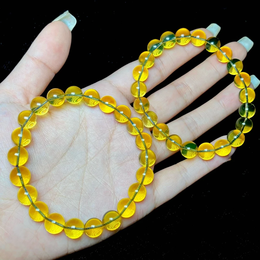 【云上好物】9 DS99517-琥珀单圈手串-多样性发其一-8mm（JG）