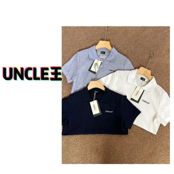 学院风短袖运动风常规刺绣POLO衫休闲时尚简约设计师-945