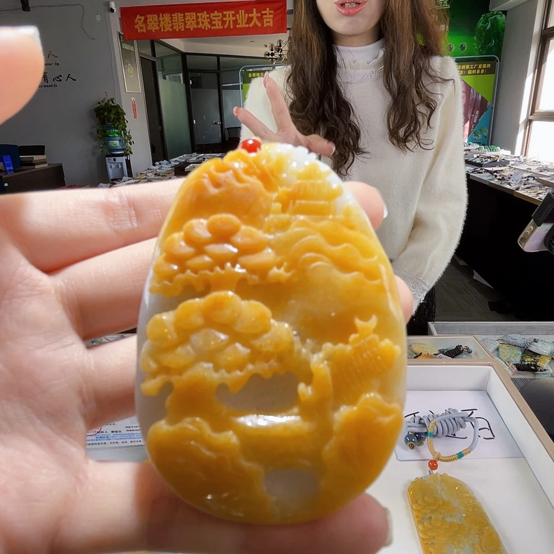 颈饰未镶嵌翡翠翡翠