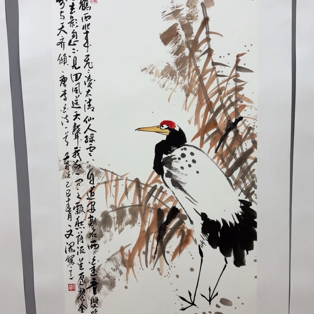 国画艺术家真人手绘