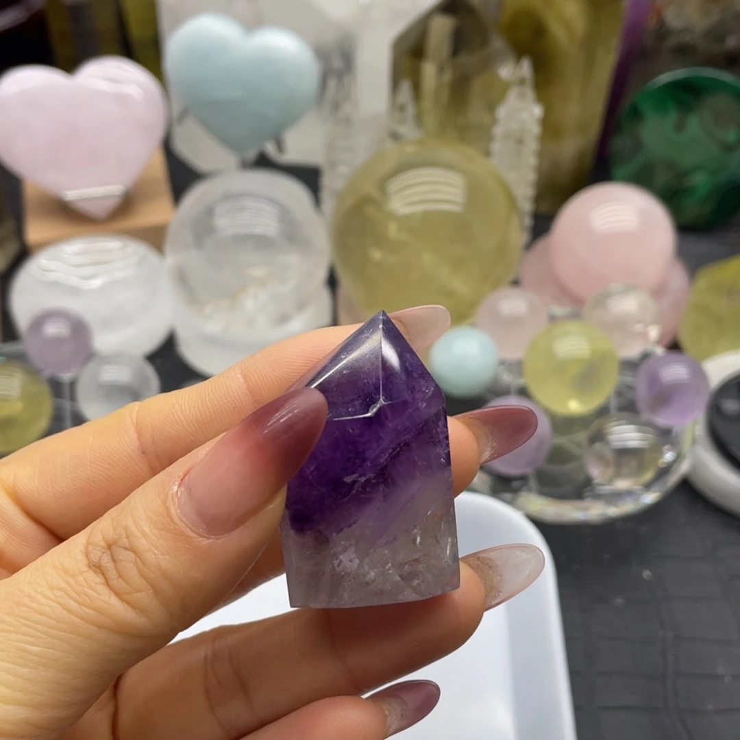 水晶珠宝半成品银S925镶嵌107