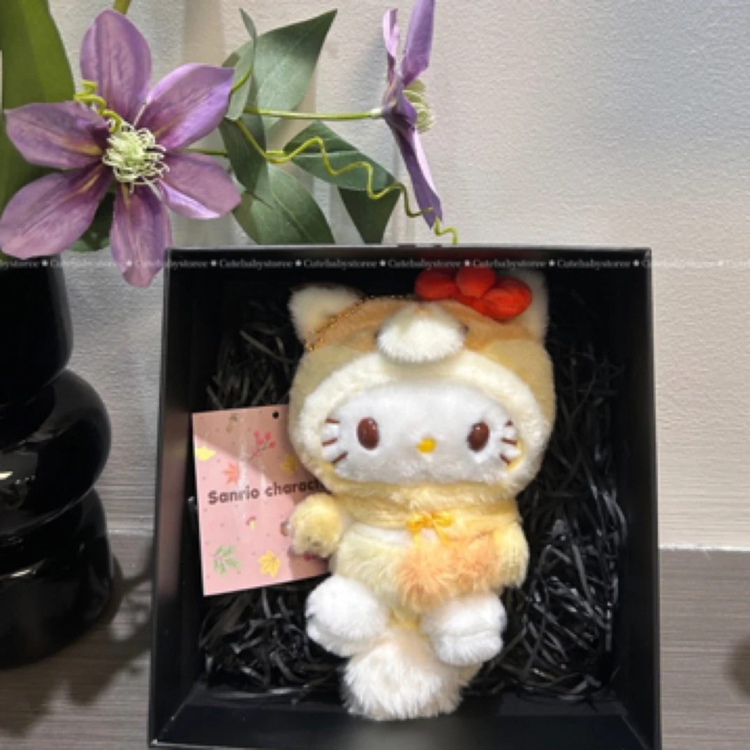 秋天变装大尾巴森林动物系列毛绒挂饰