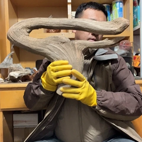 用***4柏木崖柏毛料的加工