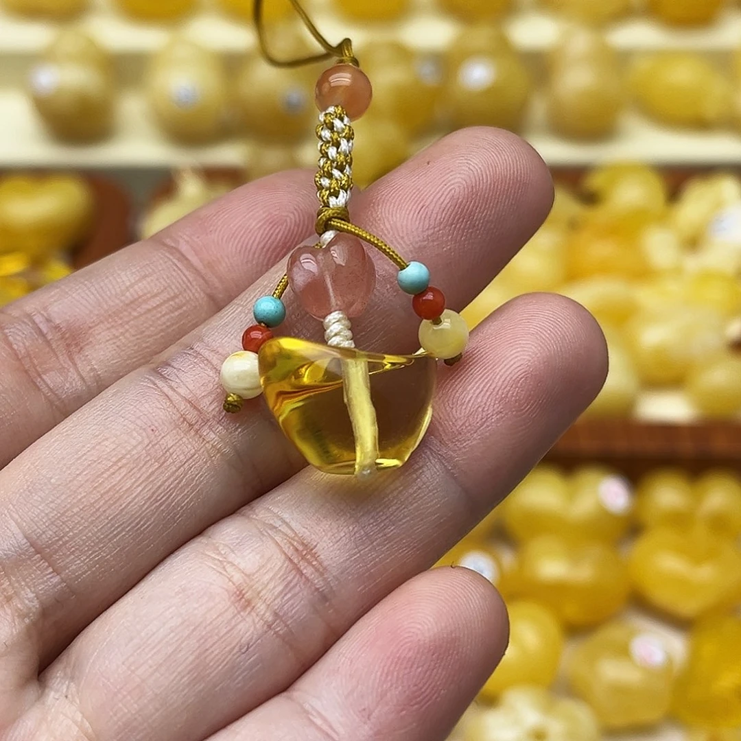 蜜蜡未镶嵌裸石天然