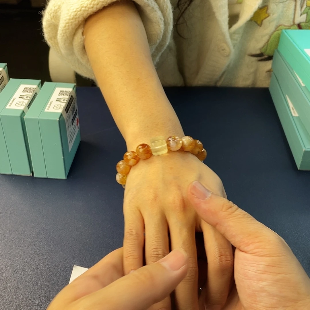 手链水晶银S925镶嵌