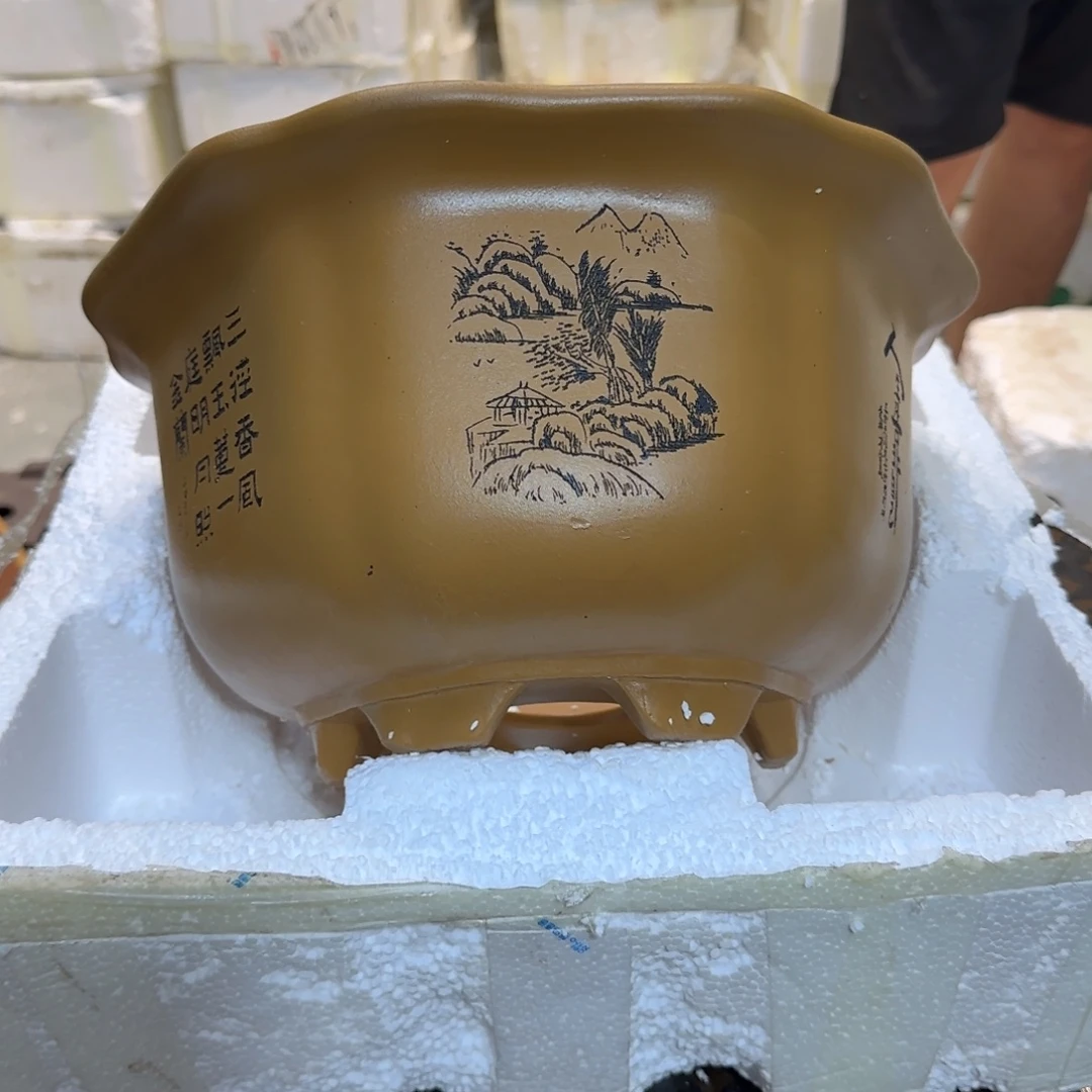 紫砂花盆口径27.15口径