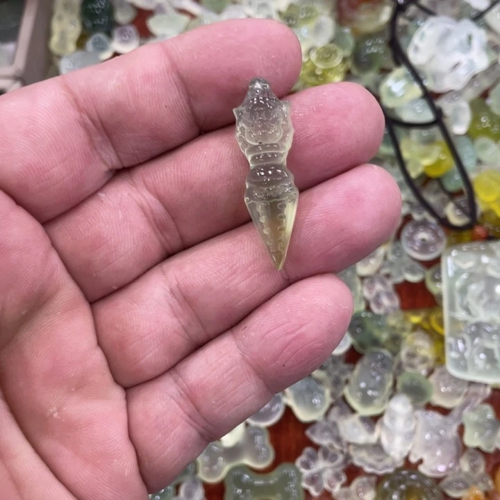 蛇纹石玉合金颈饰