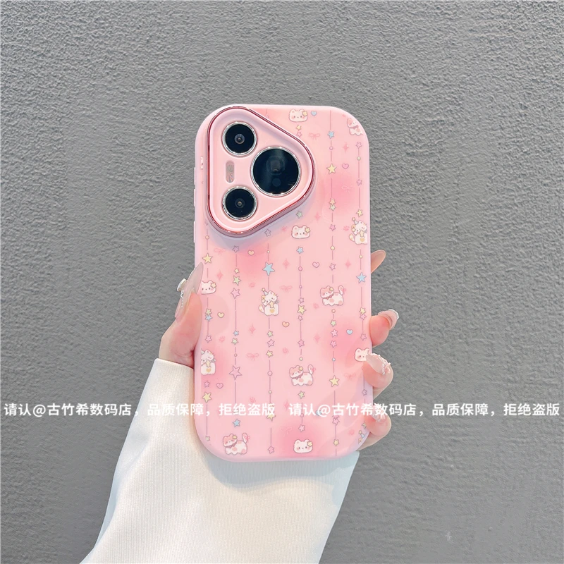 （华为Pura70系列）金属小胖妹适用华为Pura70/70Pro/Pro+手机壳潮