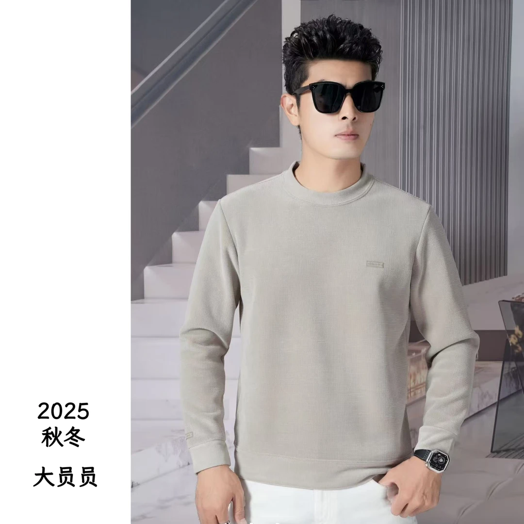 P品质肌理提花加绒男卫衣966918/走