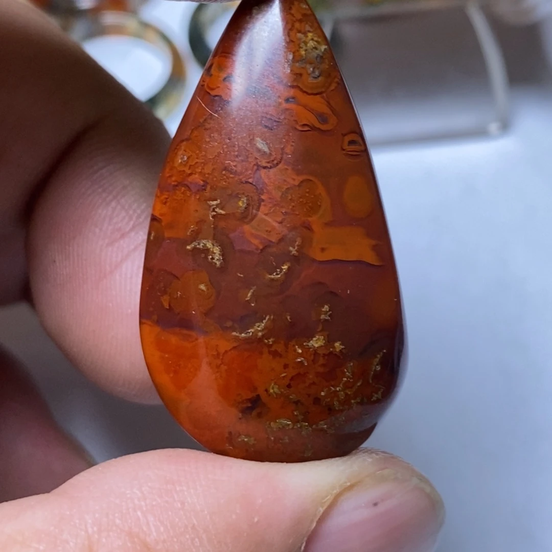 玛瑙/玉髓颈饰未镶嵌追***霞