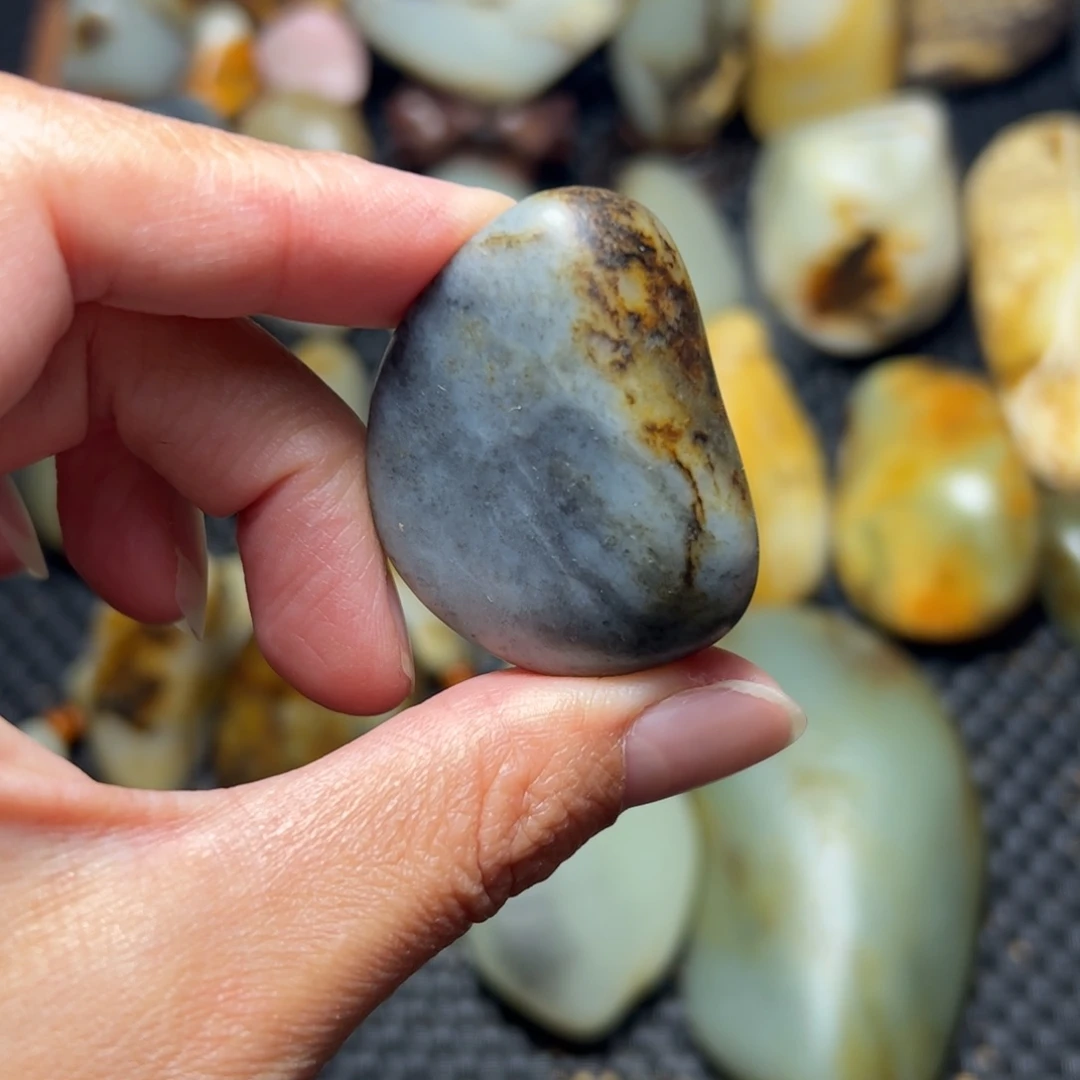 和田玉未镶嵌挂件3