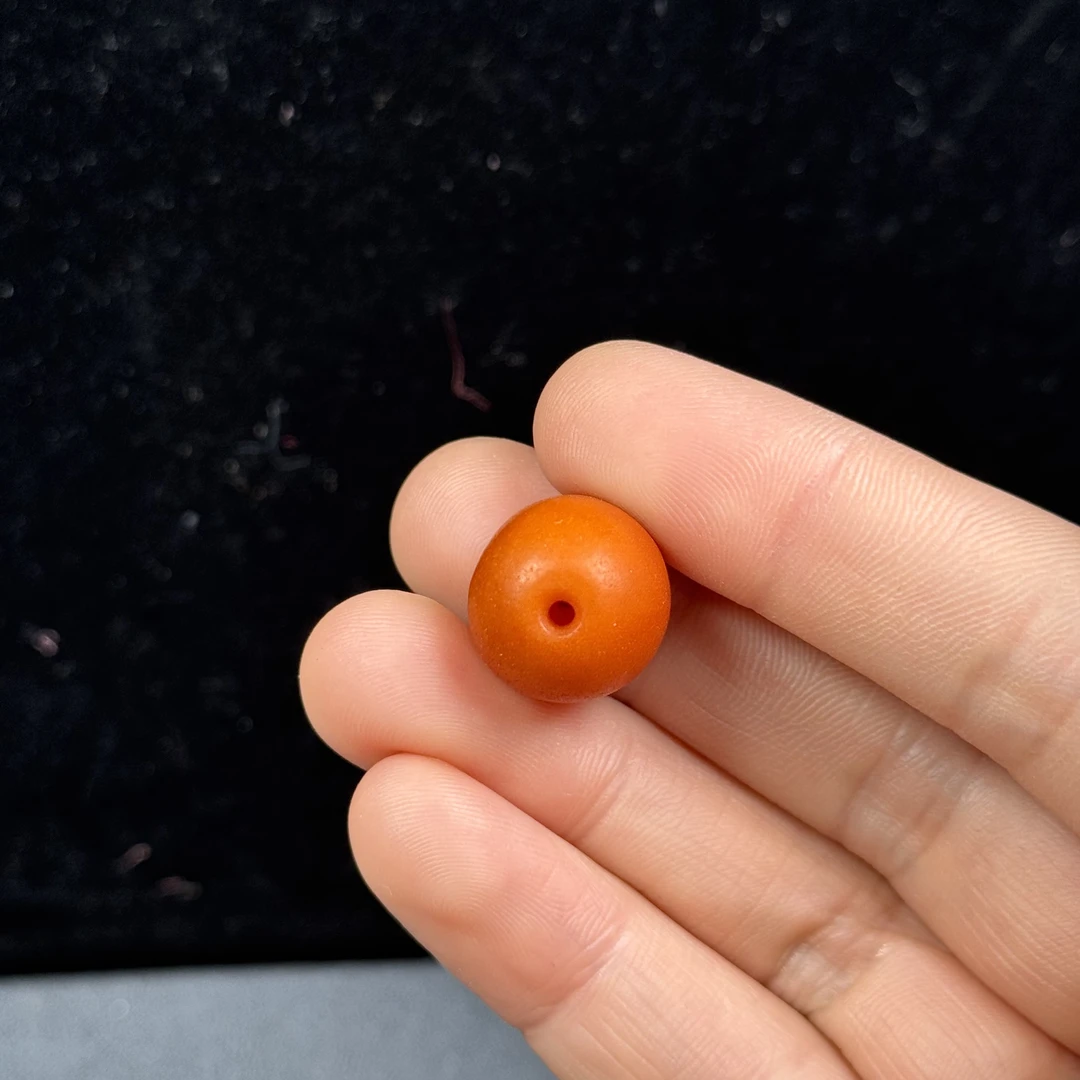 A2353天然原矿蜜蜡 老蜡枣珠15x18mm 2.7克抖音基地质检发货