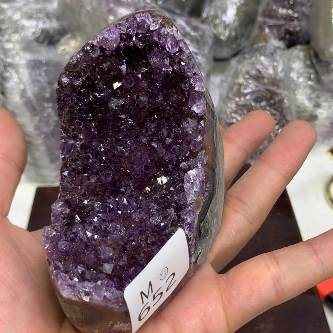 未镶嵌摆件紫晶水晶