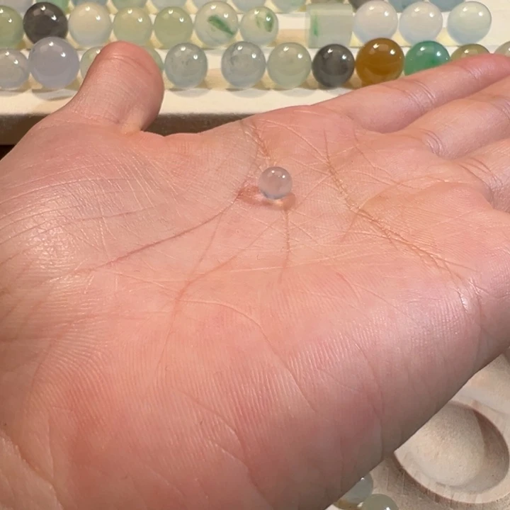 翡翠散珠天然缅甸翡翠A货5.7