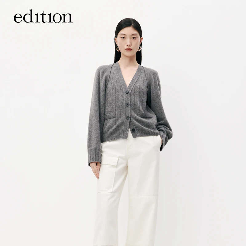 【商场同款】edition秋款牦牛绒羊毛两件套毛织女#EBC3CAR038