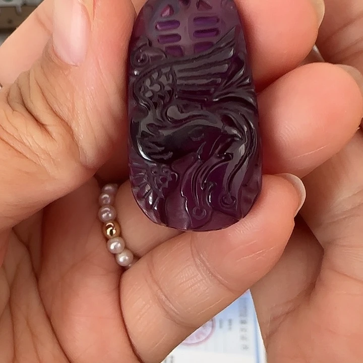 紫晶颈饰银S925镶嵌