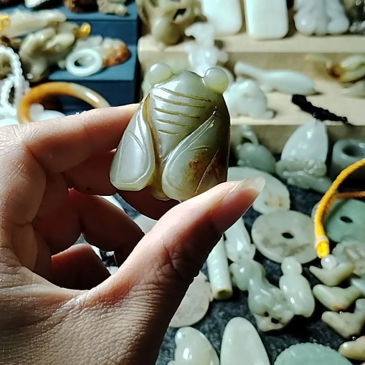 和田玉未镶嵌吊坠(不含链)
