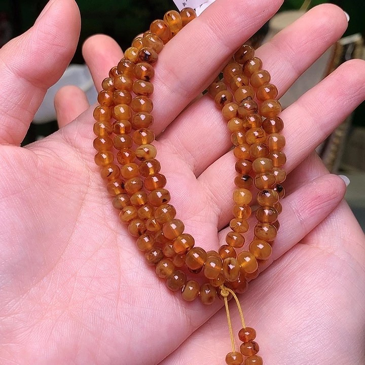 琥珀未镶嵌裸石抚顺琥珀6-566