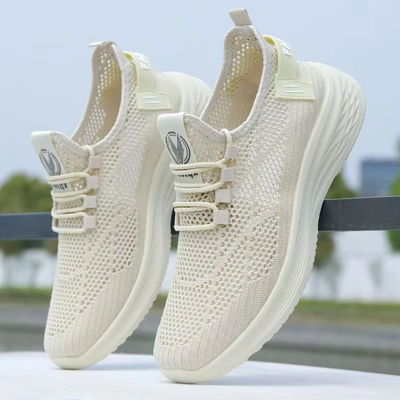 夏季男士凉鞋超轻薄网面透气防臭洞洞鞋一脚蹬软底网眼休闲运动鞋