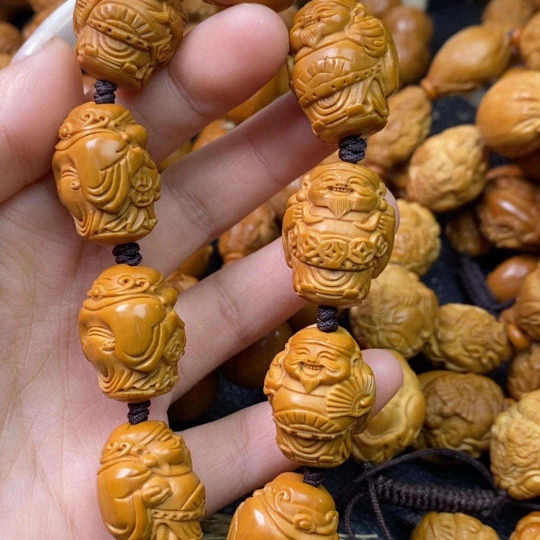 橄榄核吊坠橄榄核战力财神