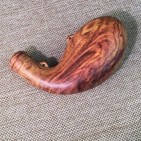 黄花梨/降香黄檀把件王*凡海南黄花梨油梨壶