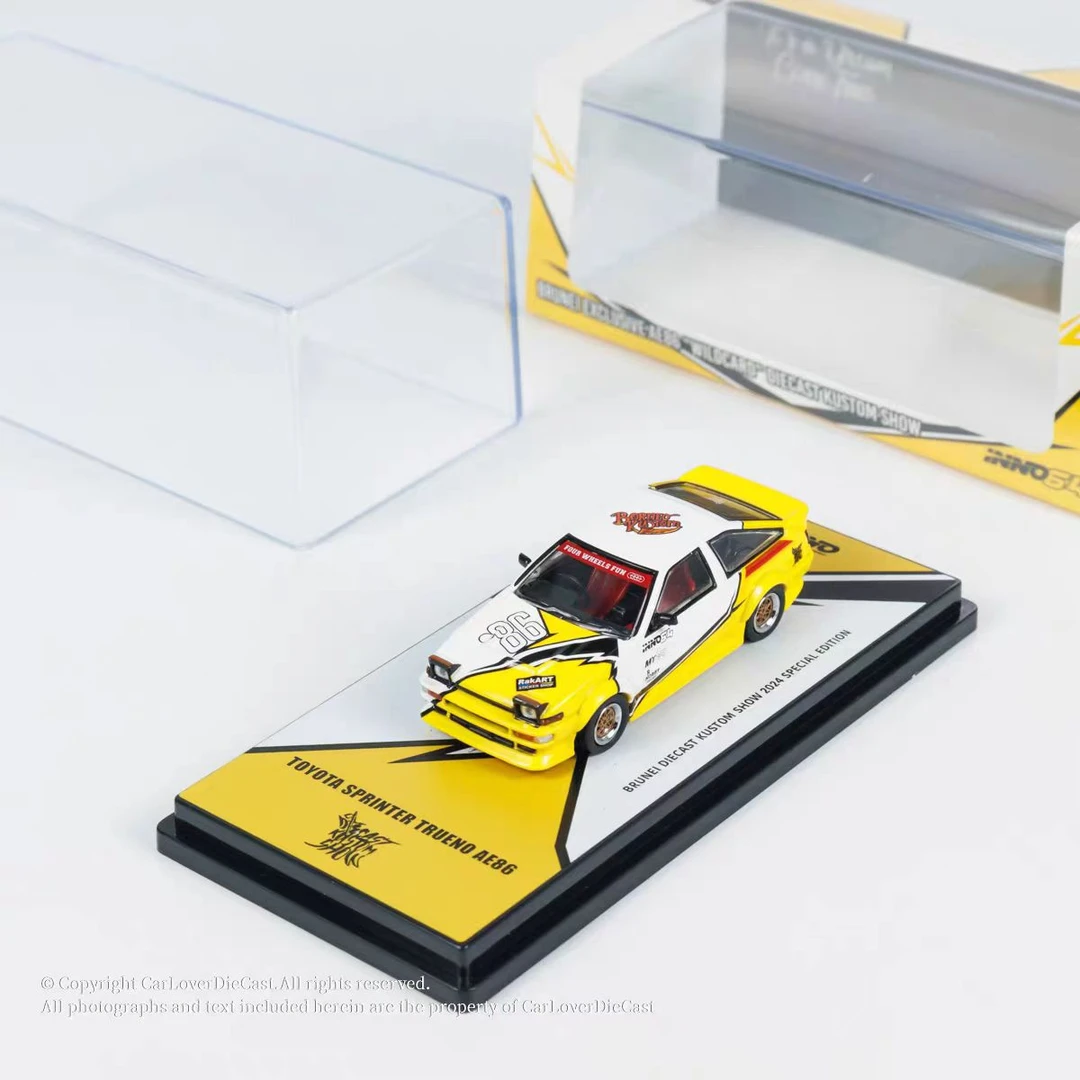 INNO 1:64 TOYOTA SPRINTER TRUENO AE86 合金汽车模型