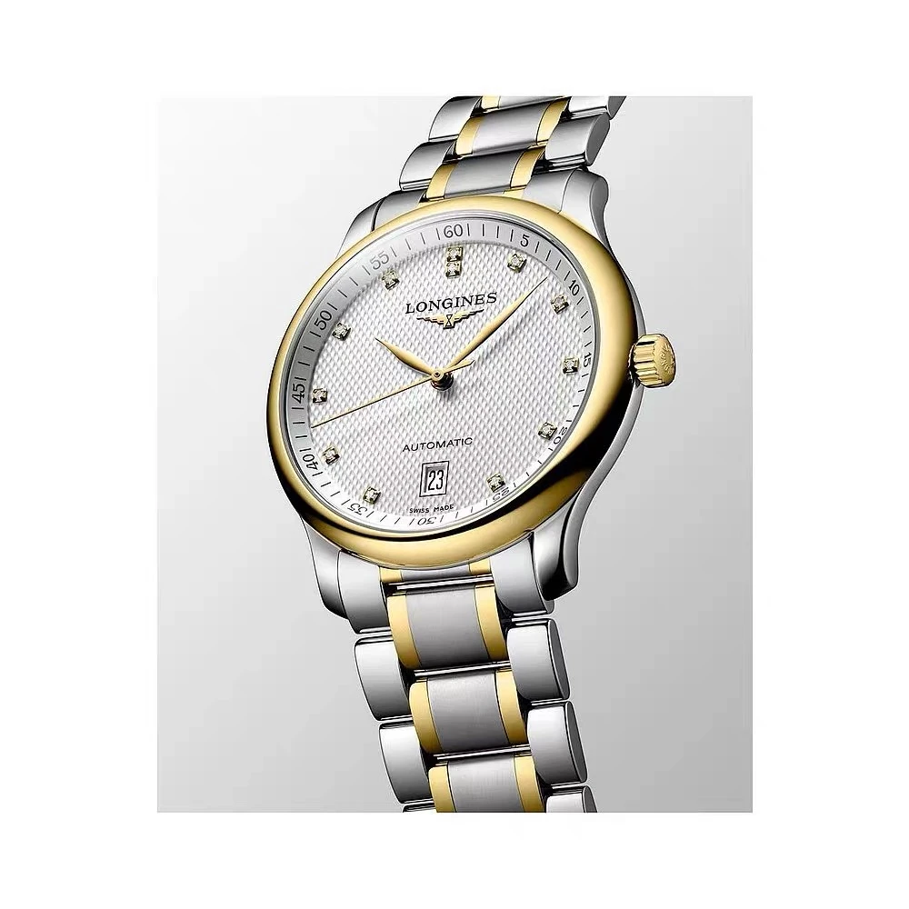 99新 Longines/浪琴 L2.628.5.77.7/名匠628间金原镶钻/38.5表径