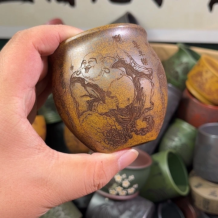 茶杯紫砂全手工紫砂主人杯