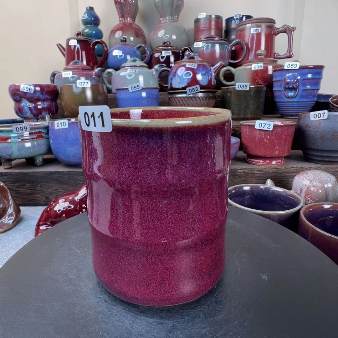 玫红高竹节满容260ml